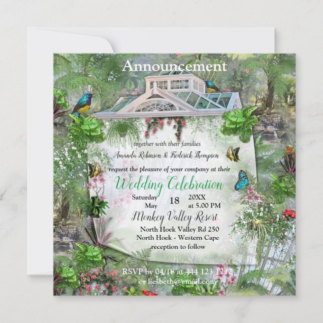 Victorian Greenhouse Meddelande (Framsida)