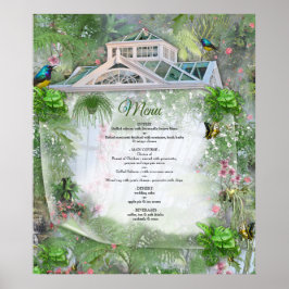 Victorian Greenhouse Poster