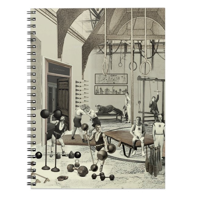 Victorian Gym Anteckningsbok (Framsidan)