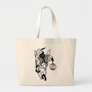 Victorian Halloween Kattunge i Costume Tote Bag Jumbo Tygkasse