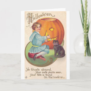 Victorian Halloween-kort Kort