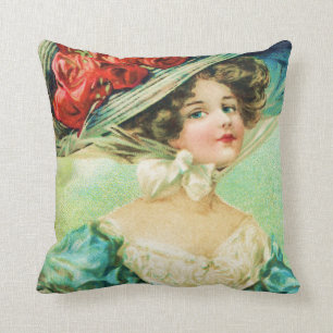 Victorian Hat Dam Kudde