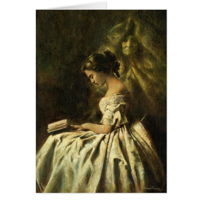 Victorian Haunting Hälsningskort (Framsidan)