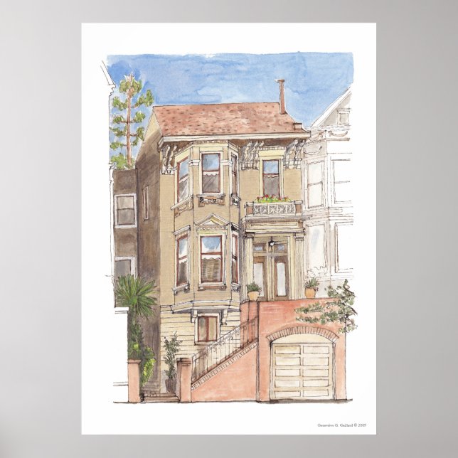 Victorian house poster (Framsidan)