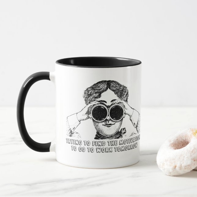 Victorian Humor Office Coffee Mug Mugg (Med munk)
