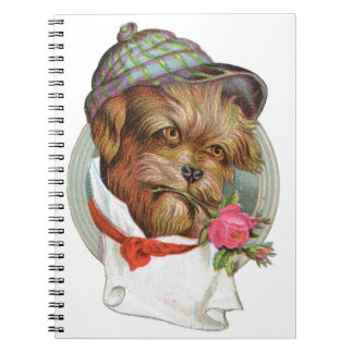 Victorian Hund fotopatbok för Spiral Anteckningsbok