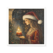 Victorian jul Elegance Cocktail Napkins