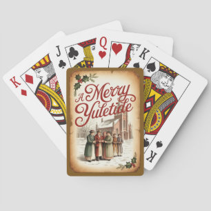 Victorian jul – En glädjefull jul Casinokort