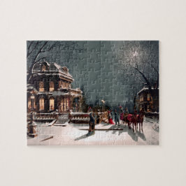 Victorian jul Party Puzzle Pussel