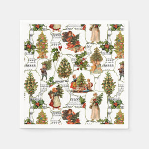 Victorian Julgranar, Holly & Music Pappersservett
