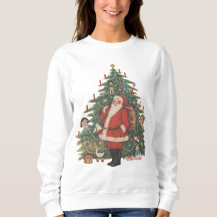 Victorian Jultomten Julgran T Shirt