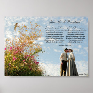 Victorian kärlek dikt poster