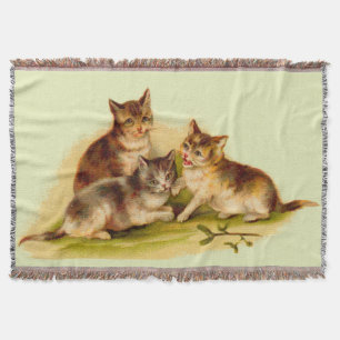 Victorian kittens filt