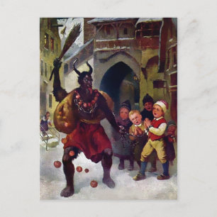 Victorian Krampus Vykort