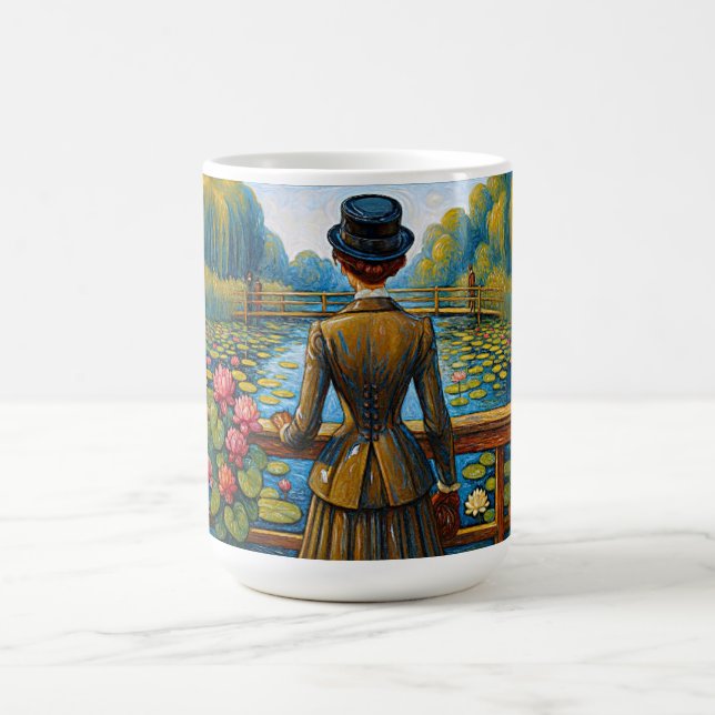 Victorian Lady by the Water Kaffemugg (Center)