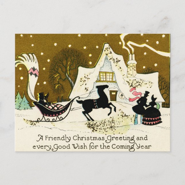 Victorian Land julvykort Helg Vykort (Framsida)