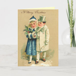 Victorian lite julkort helgkort