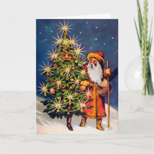 Victorian Living Träd och julkort Helgkort