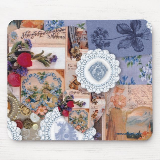 Victorian look Mousepad Musmatta (Framsidan)