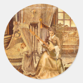 Victorian Lullaby Runt Klistermärke