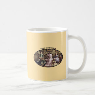 Victorian Lycklig Mors dag Mamma med Children URM Kaffemugg