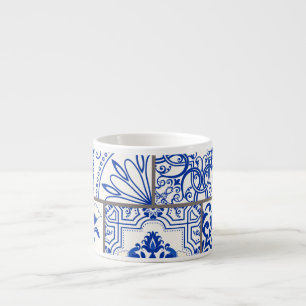 Victorian Majolica: Patchwork Tile Mönster. Espressomugg