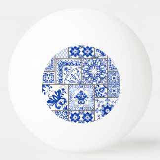 Victorian Majolica: Patchwork Tile Mönster. Pingisboll