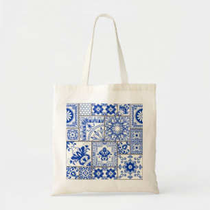 Victorian Majolica: Patchwork Tile Mönster. Tygkasse