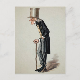 Victorian Man Art Vykort