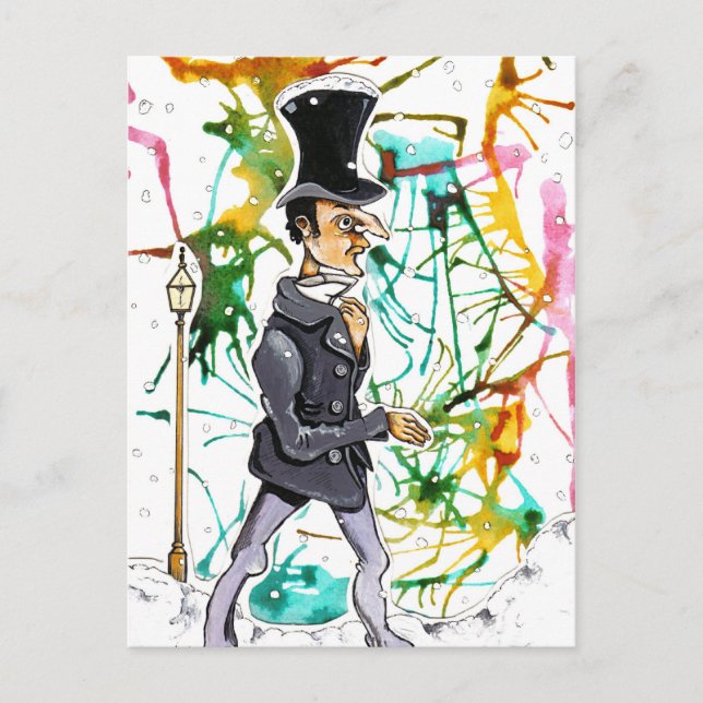 Victorian Man Vykort (Framsida)