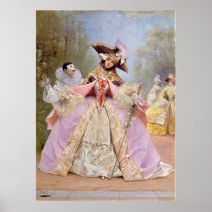 Victorian MasqueraBoll - Mardi Gras Poster