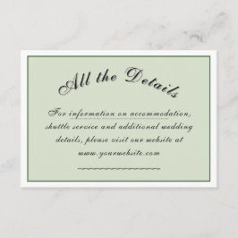 Victorian Meadow "Alla detaljer" Tilläggskort