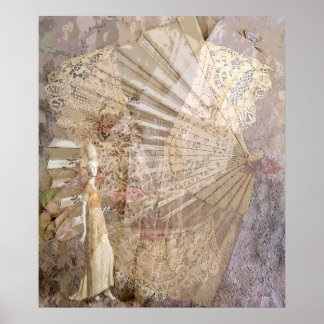 Victorian Mode och Snöre Poster