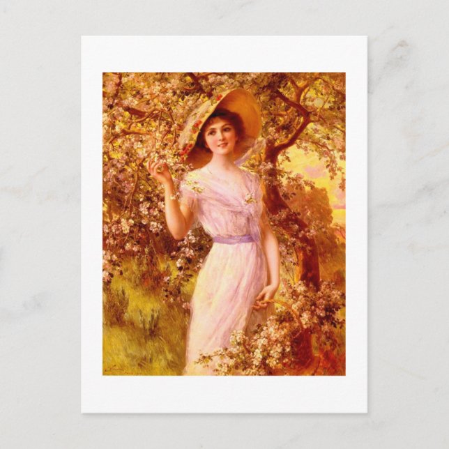 Victorian Mode, Vintage Stil Vykort (Framsida)