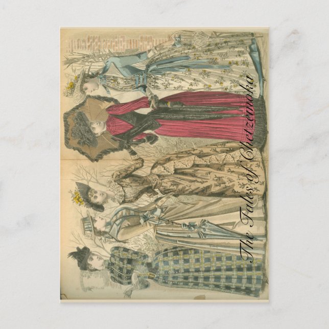 Victorian mode vykort (Framsida)