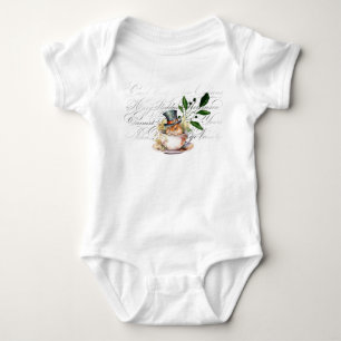Victorian Mouse i Tea kopp T Shirt