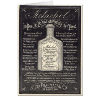 Victorian Nerve Tonic Hälsningskort