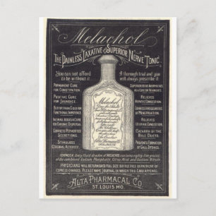 Victorian Nerve Tonic Vykort