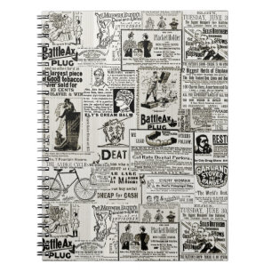 VICTORIAN NEWSPAPER ADS FUNNY AMUSING 1890 S ANTECKNINGSBOK