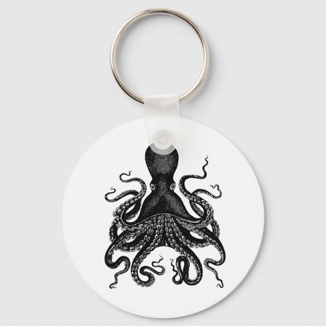 Victorian Octopus Nyckelring (Framsida)