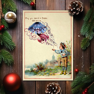 Victorian Odd Jellyfish-julkort Helgkort
