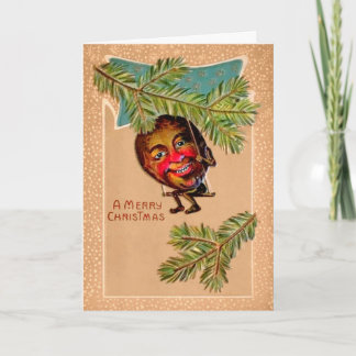 Victorian Odd Swinging Nöt-julkort Helgkort