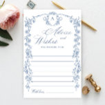 Victorian Ornate Grace Blommigt Önskemål & Advice<br><div class="desc">Anpassa med bruden till namn och duschdatum. Klicka på länken "anpassa ytterligare" för ytterligare anpassning. Kontakta mig om du behöver hjälp.</div>