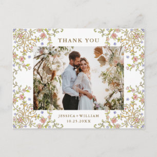 Victorian Ornate Grace QR-kod Photo Tack Vykort