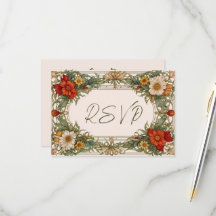 Victorian Ornate Gräns med Wildblomma Bröllop