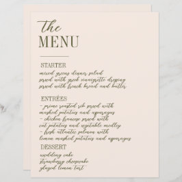 Victorian Ornate Gräns med WildblomWeddi Menu