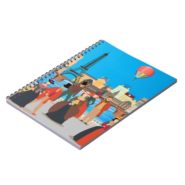 Victorian Paris Anteckningsbok (Vänstra Sidan)