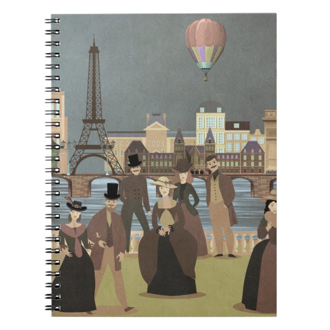 Victorian Paris Anteckningsbok (Framsidan)