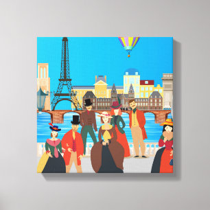 Victorian Paris Canvastryck