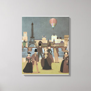 Victorian Paris Canvastryck